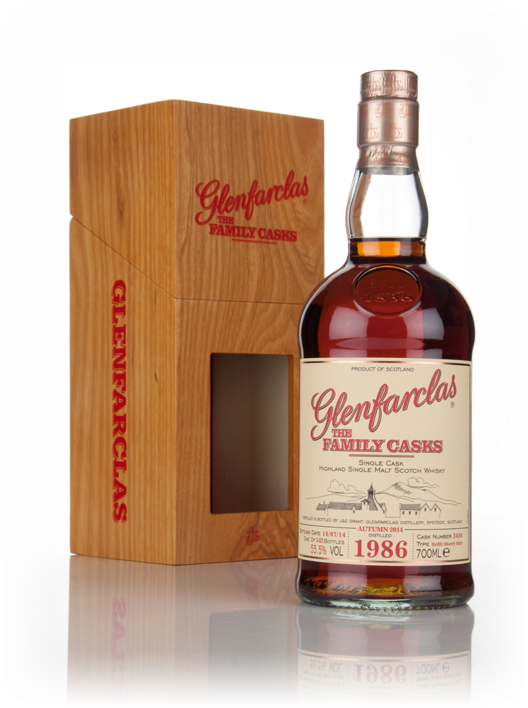 Glenfarclas 1986 (cask 3456) Family Cask Autumn 2014 Release 70cl product image