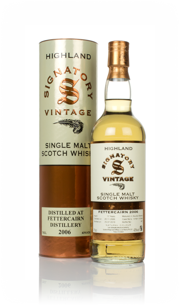 Fettercairn 12 Year Old 2006 (casks 107681 & 107684) - Signatory 70cl product image