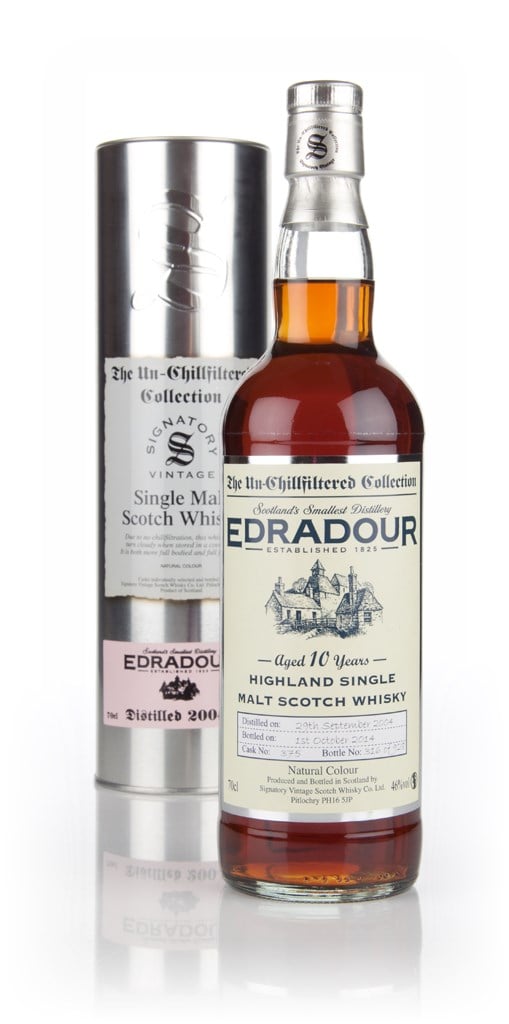 Edradour 10 Year Old 2004 (cask 375) - Un-Chillfiltered (Signatory) 70cl product image