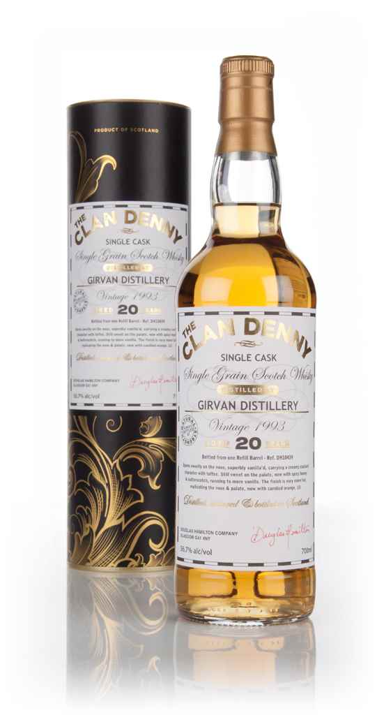 Girvan 20 Year Old 1993 (cask 10439) - Clan Denny (Douglas Laing) 70cl product image