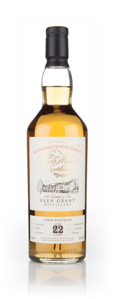 Glen Grant 22 Year Old 1992 (cask 35936) - Single Malts of Scotland (Speciality Drinks) 70cl product image