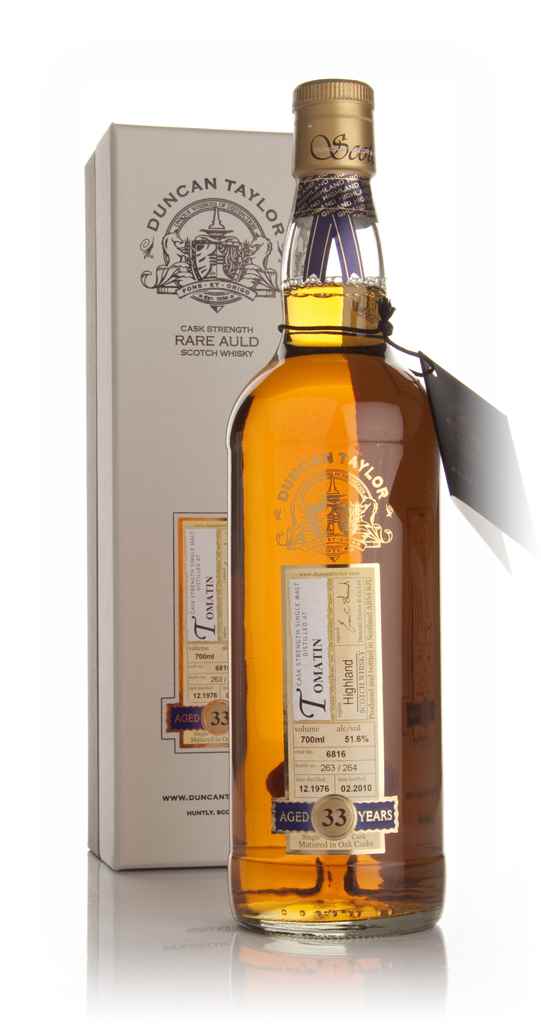 Tomatin 33 Year Old 1976 - Rare Auld (Duncan Taylor) 70cl product image
