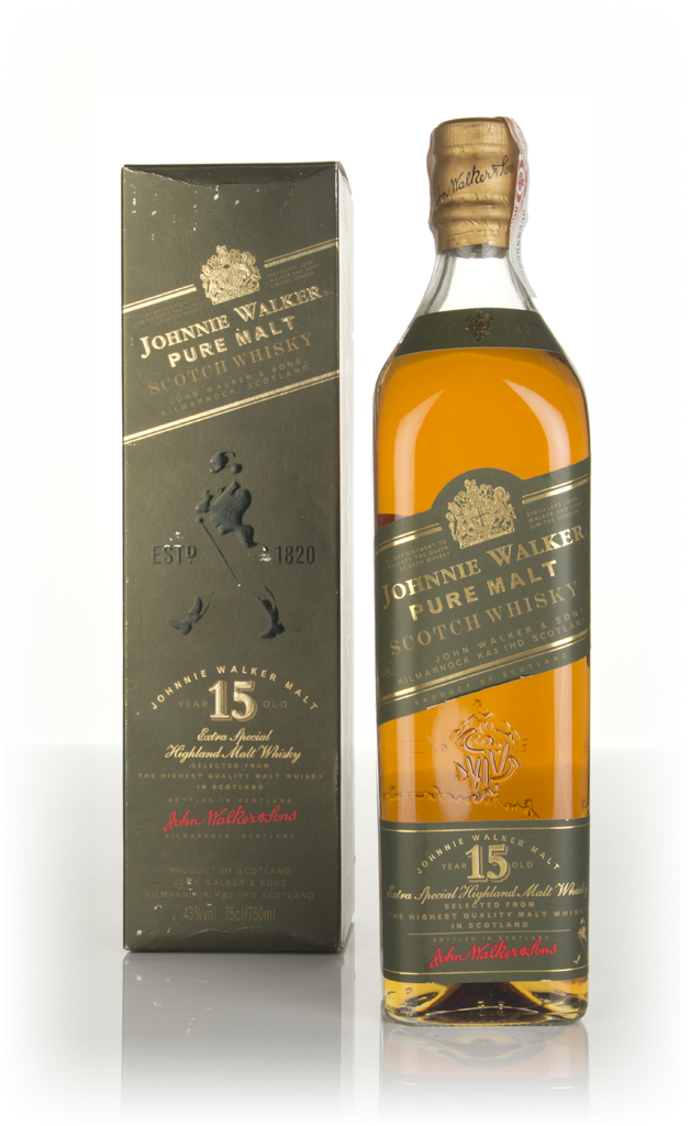 Johnnie Walker Green Label 15 Year Old - 1990s (75cl) product image