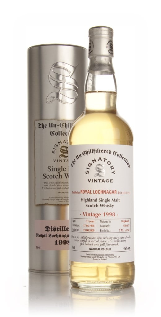 Royal Lochnagar 11 Year Old 1998 - Un-Chillfiltered (Signatory) 70cl product image