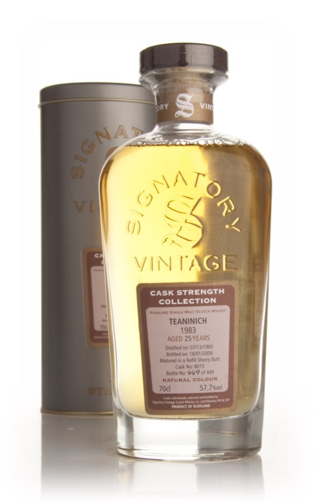 Teaninich 25 Year Old 1983 - Cask Strength Collection (Signatory) 70cl product image