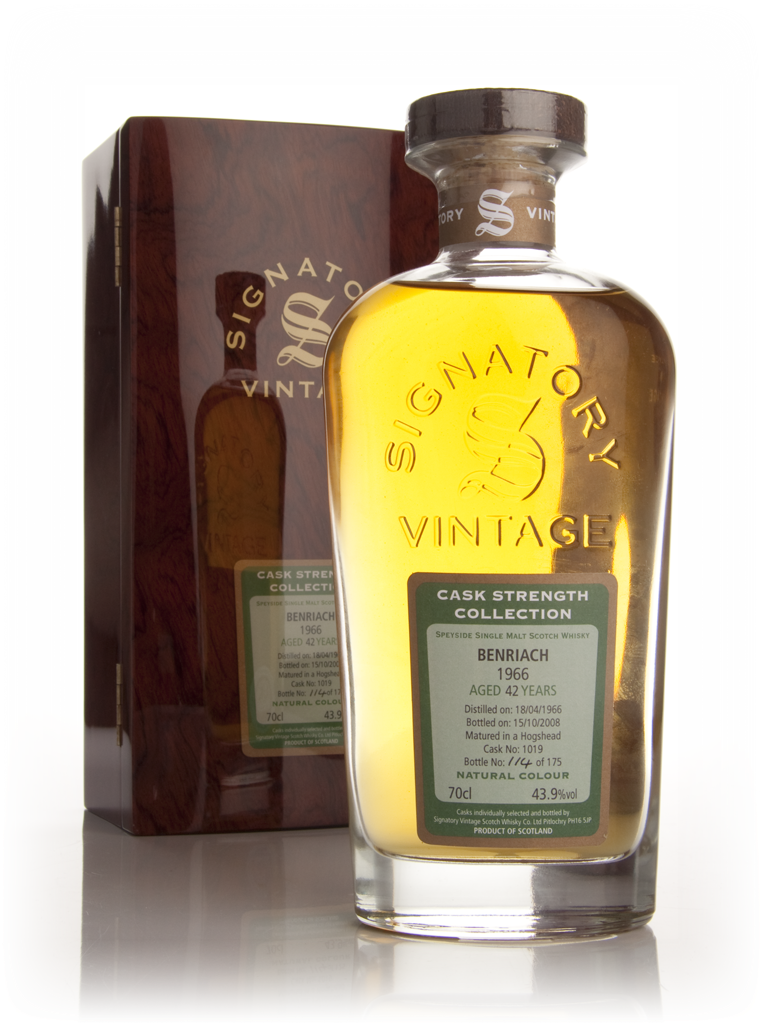 Benriach 42 Year Old 1966 - Cask Strength Collection Rare Reserve (Signatory Bottling) 70cl product image