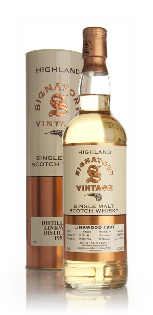 Linkwood 18 Year Old 1991 (Signatory) 70cl product image