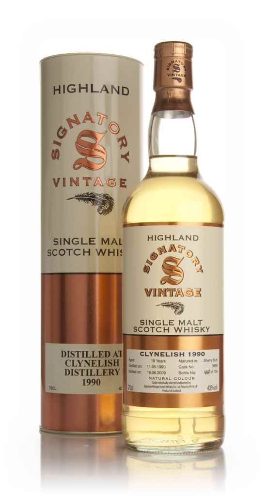 Clynelish 19 Year Old 1990 (Signatory) 70cl product image