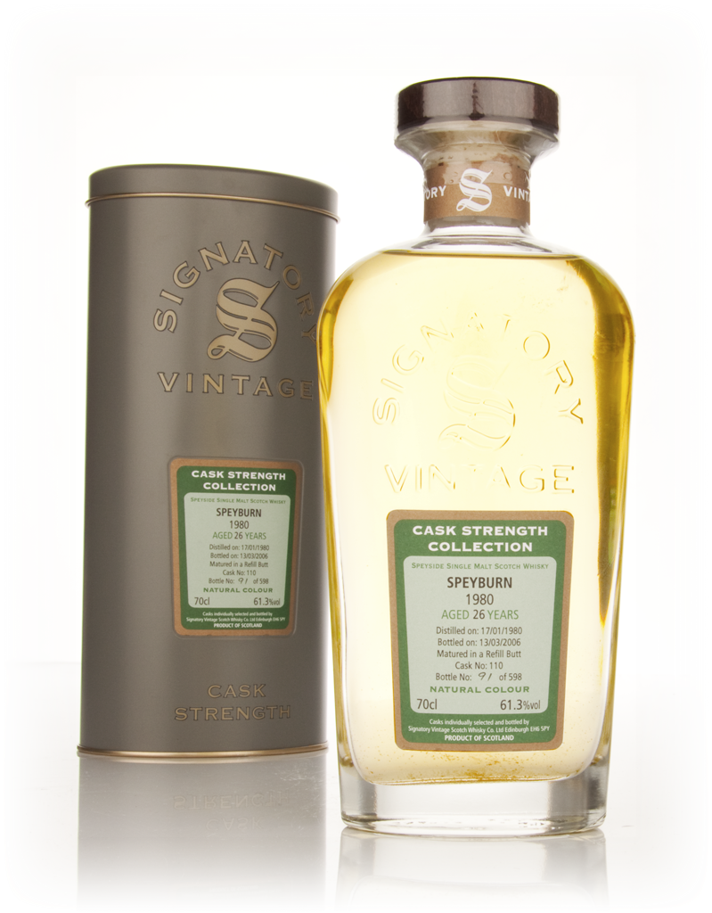 Speyburn 26 Year Old 1980 Cask 110 - Cask Strength Collection (Signatory) 70cl product image