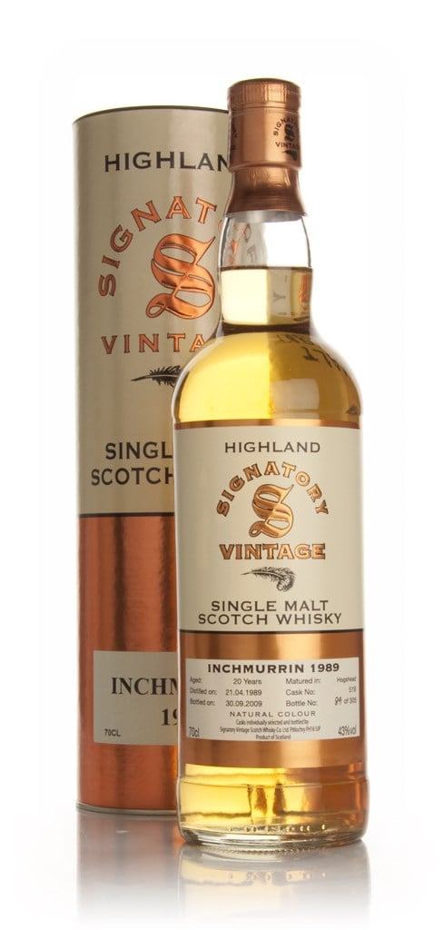 Inchmurrin 20 Year Old 1989 (Signatory) 70cl product image