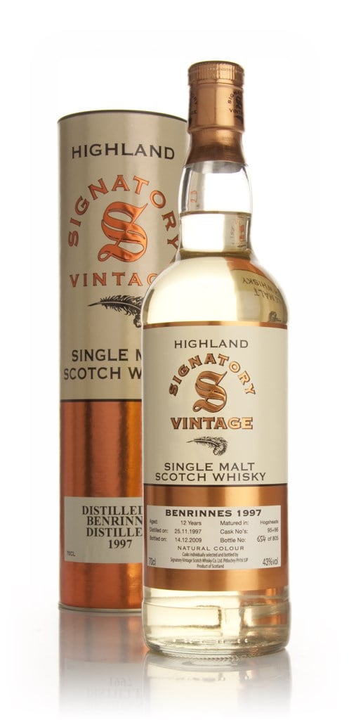 Benrinnes 12 Year Old 1997 (Signatory) 70cl product image