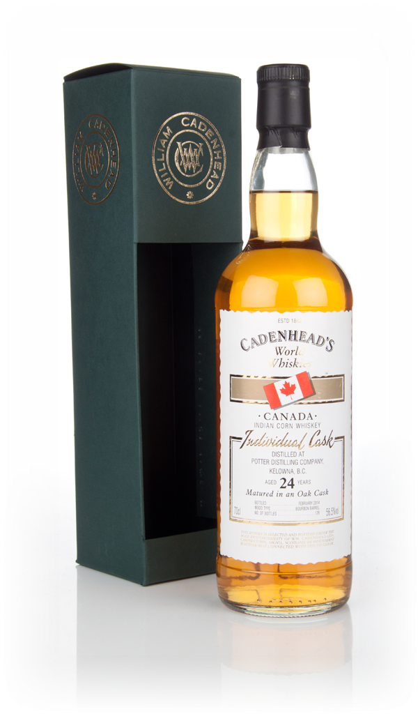 Potter 24 Year Old Indian Corn Whisky (WM Cadenhead) 70cl product image