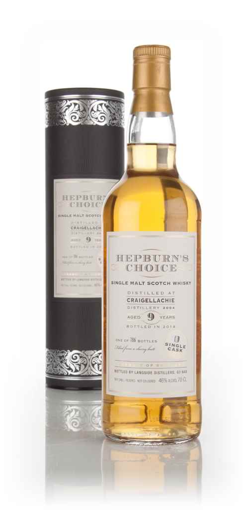 Craigellachie 9 Year Old 2004 (bottled 2014) - Hepburn's Choice (Langside) 70cl product image