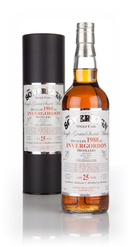 Invergordon 25 Year Old 1988 (cask 10699) - The Sovereign (Hunter Laing) 70cl product image