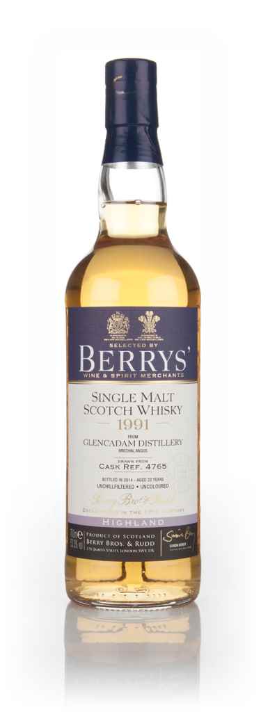Glencadam 22 Year Old 1991 (cask 4765) (Berry Bros. & Rudd) 70cl product image