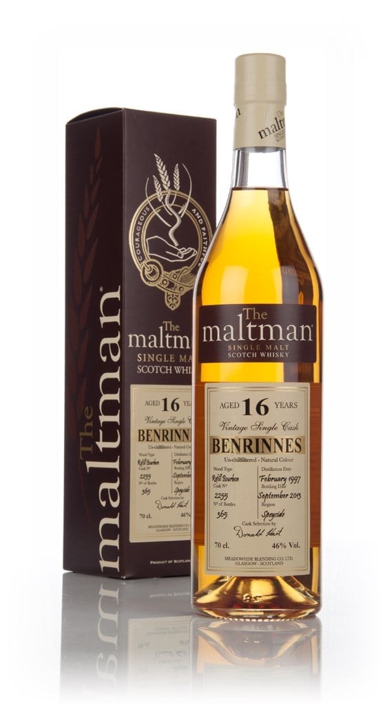 Benrinnes 16 Year Old 1997 - The Maltman 70cl product image