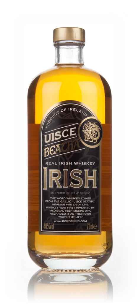 Uisce Beatha Real Irish Whiskey 70cl product image