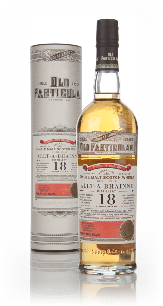 Allt-á-Bhainne 18 Year Old 1996 (cask 10370) - Old Particular (Douglas Laing) 70cl product image
