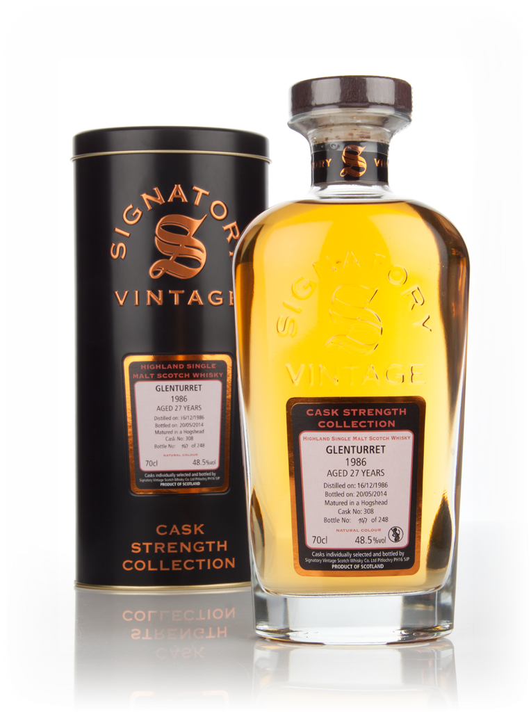 Glenturret 27 Year Old 1986 (cask 308) - Cask Strength Collection (Signatory) 70cl product image
