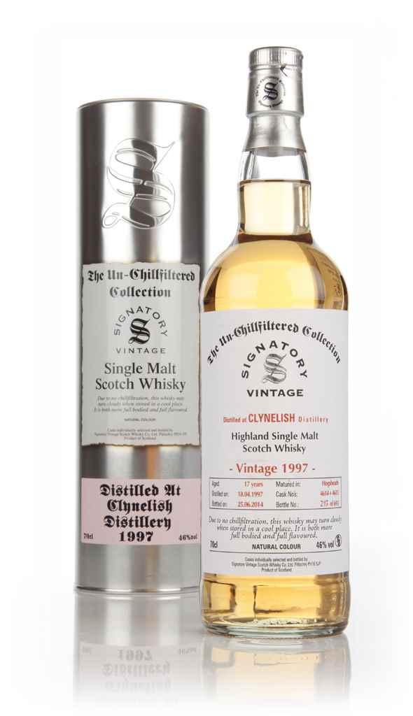 Clynelish 17 Year Old 1997 (casks 4614+4615) - Un-Chillfiltered (Signatory) 70cl product image