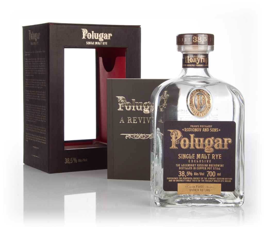 Polugar Single Malt Rye Spirit 70cl product image