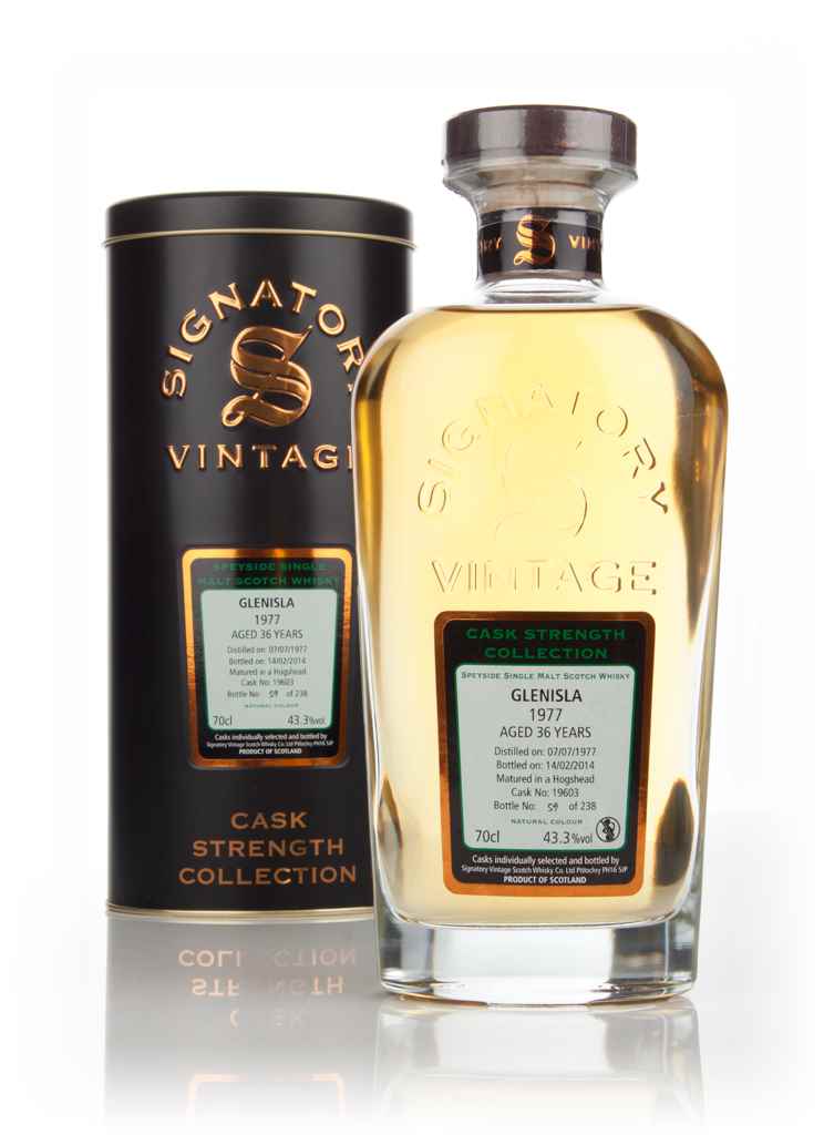 Glenisla 36 Year Old 1977 (cask 19603) - Cask Strength Collection (Signatory) 70cl product image