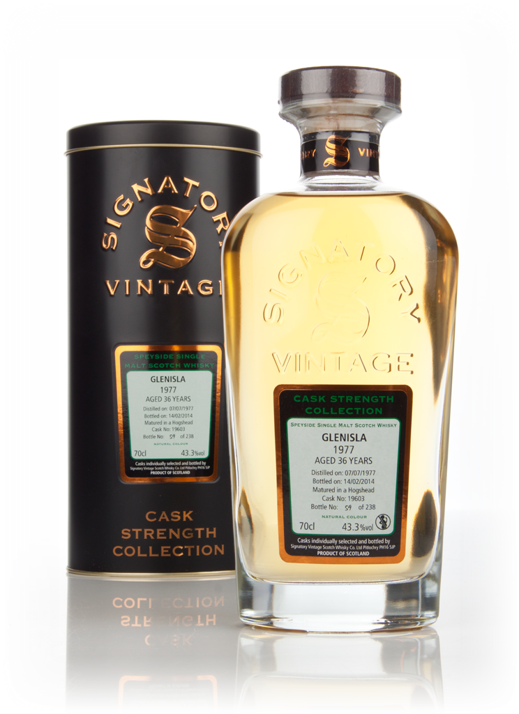 Glenisla 36 Year Old 1977 (cask 19603) - Cask Strength Collection (Signatory) 70cl product image