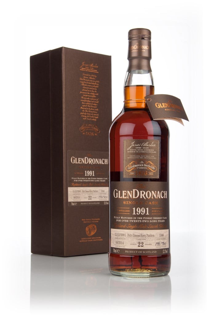 GlenDronach 22 Year Old 1991 (cask 1346) - Batch 10 70cl product image