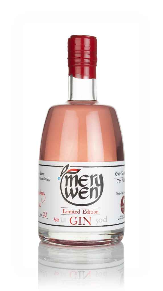 Merywen Strawberry & Rose Gin 50cl product image