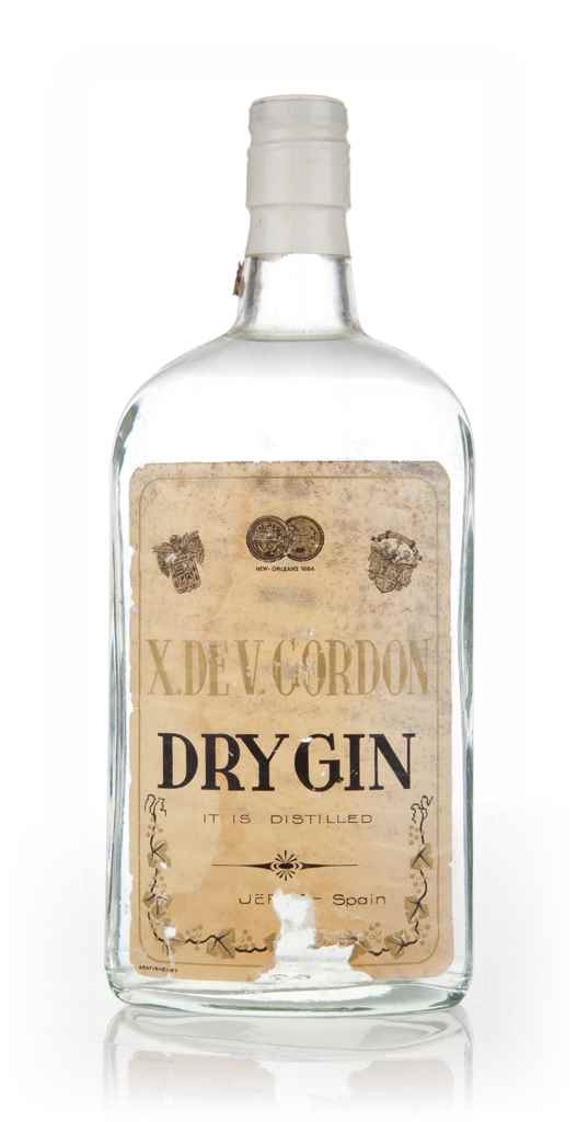 X. de V. Gordon Dry Gin - 1960s product image