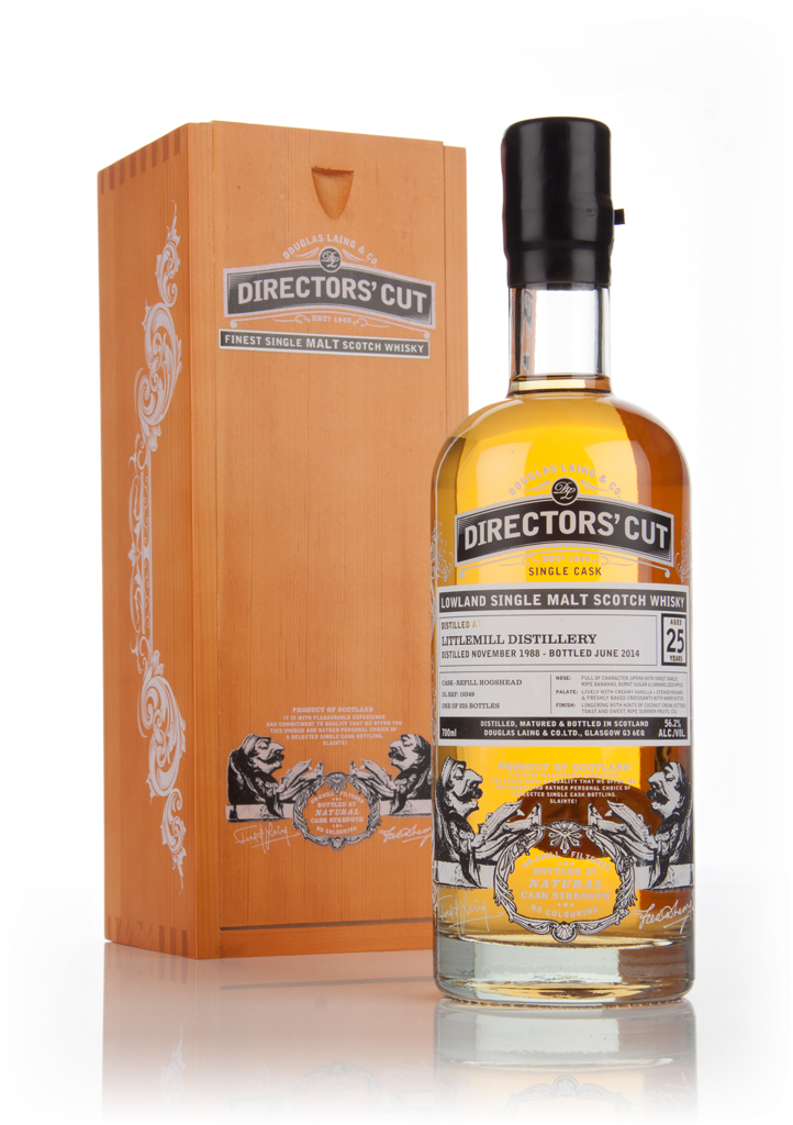 Littlemill 25 Year Old 1988 (cask 10349) - Directors' Cut (Douglas Laing) 70cl product image