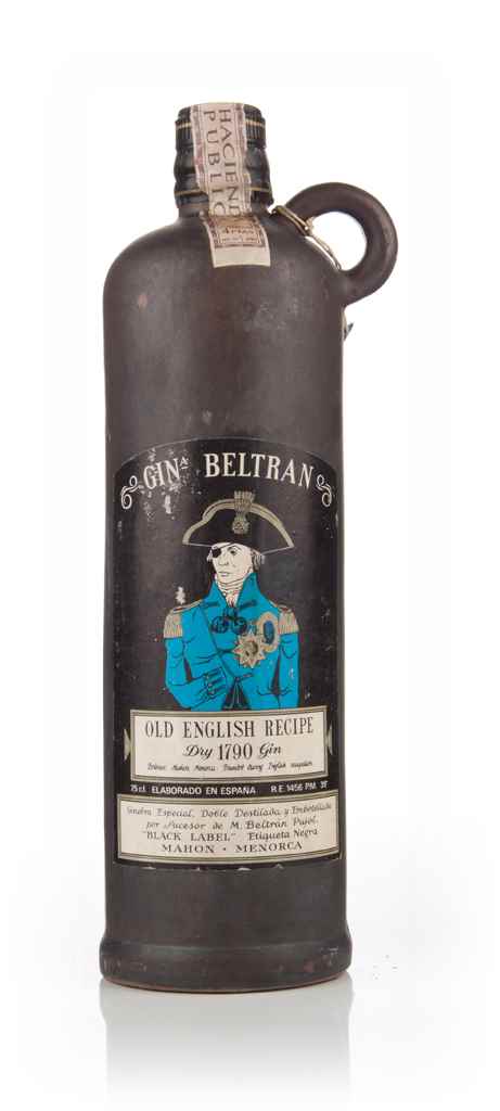 Ginebra Beltran Old English Recipe Dry 1790 Gin - 1970s 75cl product image