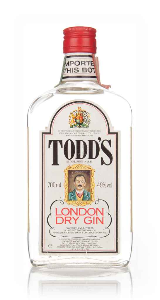 Todd’s London Dry Gin - 1980s 70cl product image