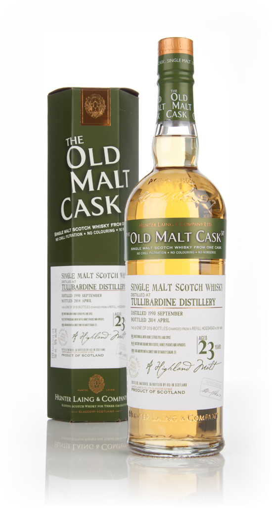 Tullibardine 23 Year Old 1990 (cask 10453) - Old Malt Cask (Hunter Laing) 70cl product image
