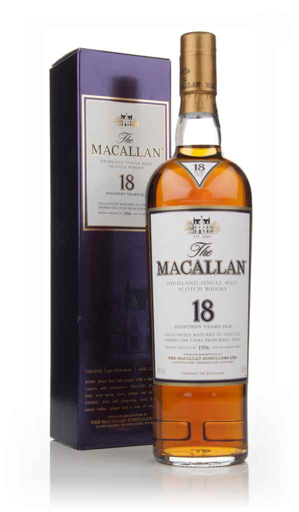 The Macallan 18 Year Old 1996 Sherry Oak 70cl product image