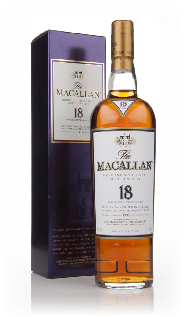 The Macallan 18 Year Old 1996 Sherry Oak 70cl product image