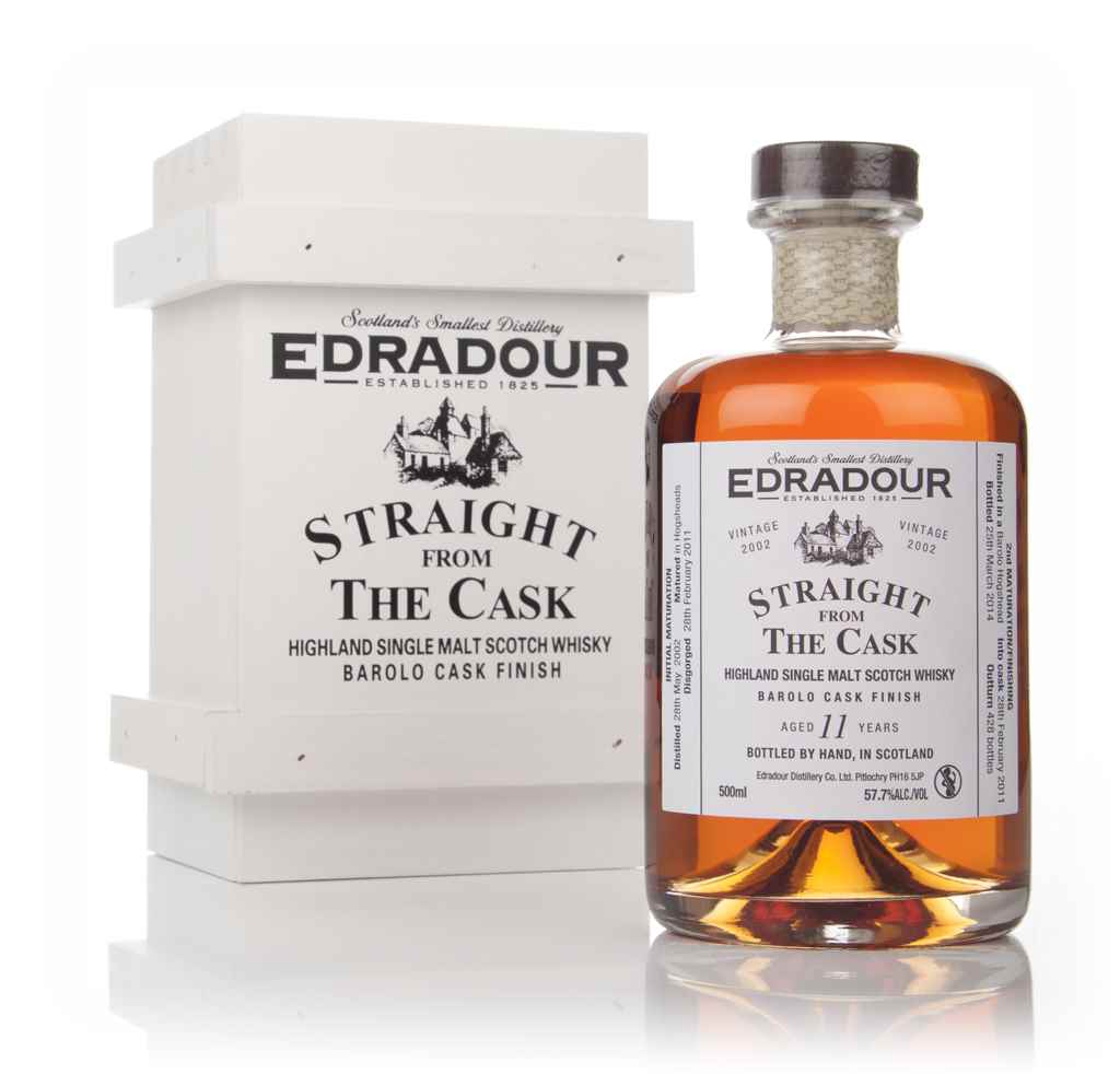 Edradour 11 Year Old 2002 Barolo Cask Finish - Straight From The Cask 57.7% 50cl product image