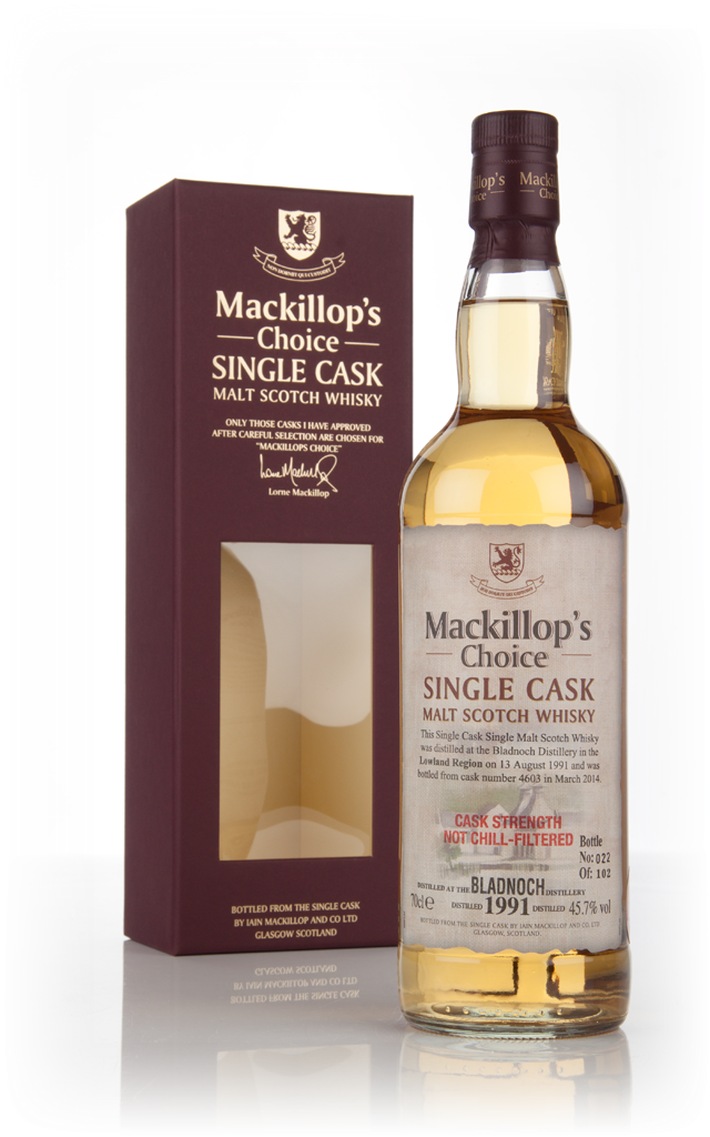 Bladnoch 22 Year Old 1991 (cask 4603) - Mackillop's Choice 70cl product image