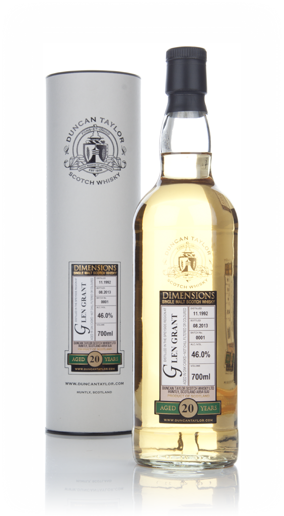 Glen Grant 20 Year Old 1992 (Batch 0001) - Dimensions (Duncan Taylor) 70cl product image
