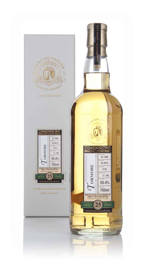 Tormore 25 Year Old 1989 (cask 2123) - Dimensions (Duncan Taylor) 70cl product image