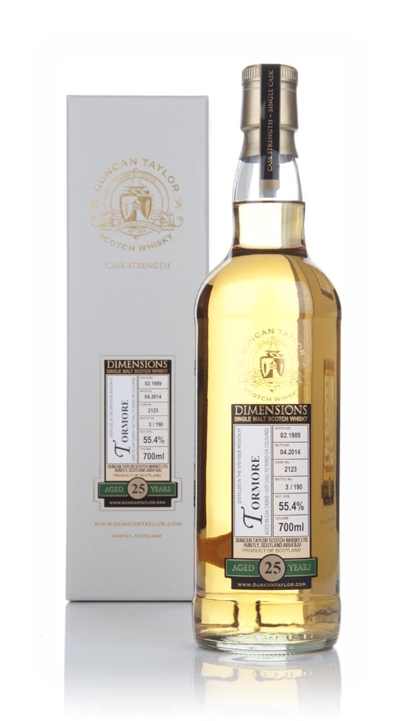 Tormore 25 Year Old 1989 (cask 2123) - Dimensions (Duncan Taylor) 70cl product image