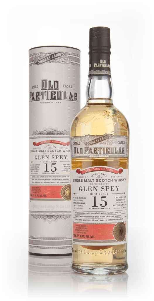 Glen Spey 15 Year Old 1999 (cask 10286) - Old Particular (Douglas Laing) 70cl product image