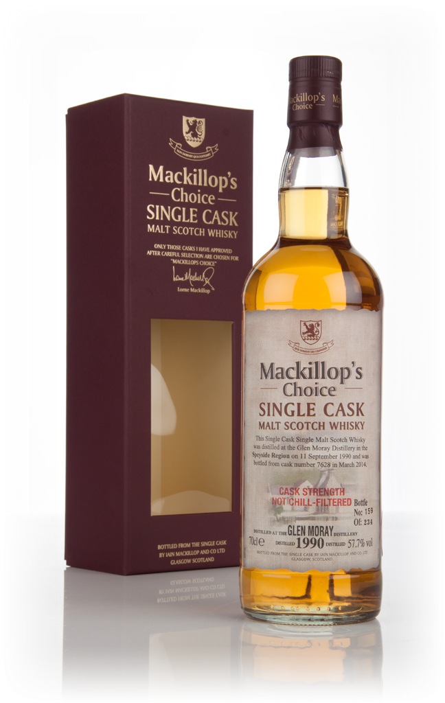 Glen Moray 23 Year Old 1990 (cask 7628) - Mackillop's Choice 70cl product image