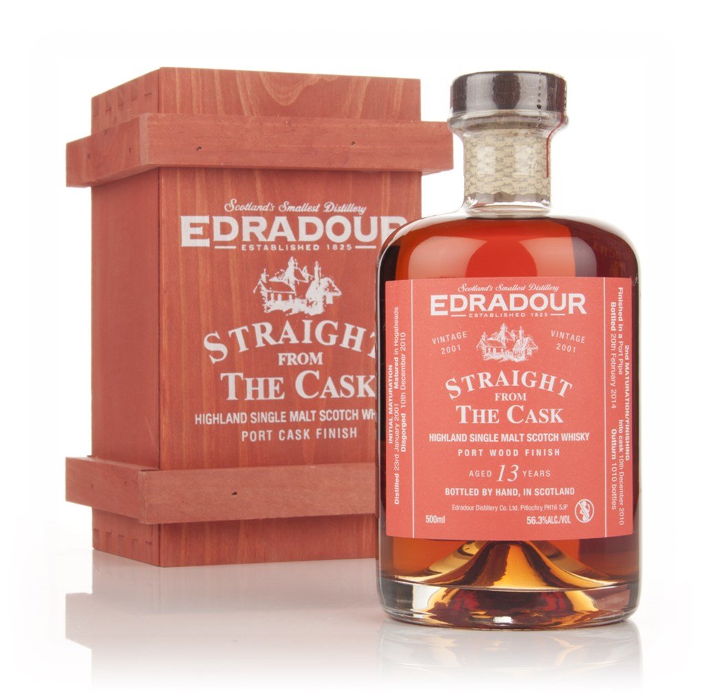 Edradour 13 Year Old  2001 Port Pipe Finish - Straight From The Cask  50cl product image