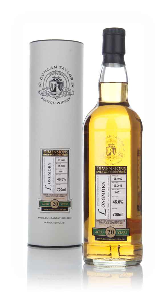 Longmorn 20 Year Old 1992 (Batch 0001) - Dimensions (Duncan Taylor) 70cl product image