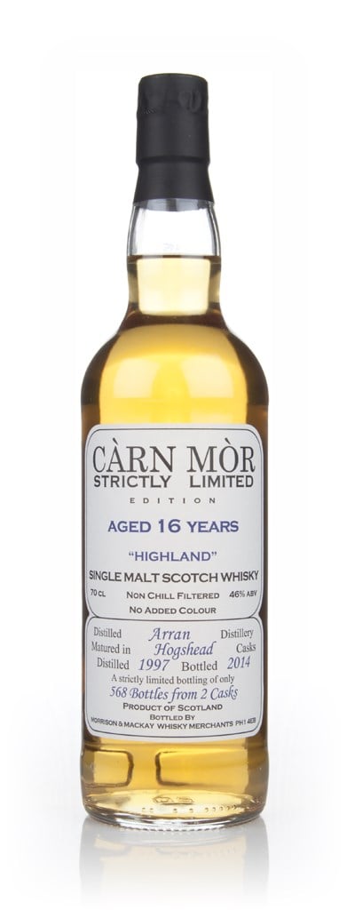 Arran 16 Year Old 1997 - Strictly Limited (Càrn Mòr) 70cl product image