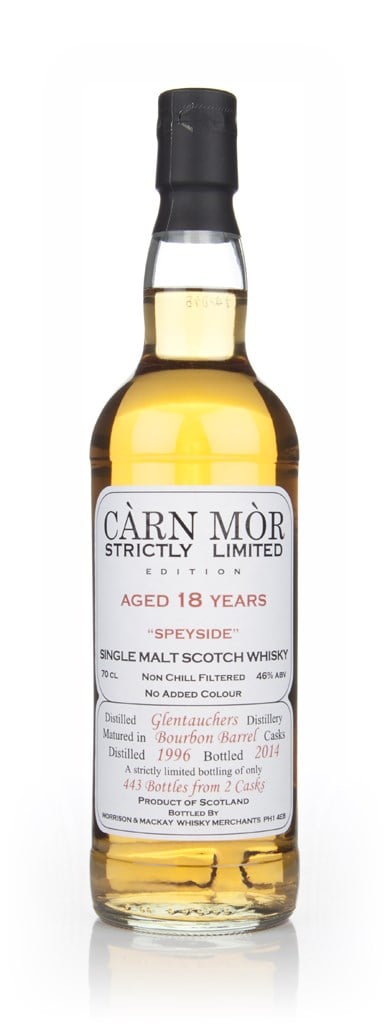 Glentauchers 18 Year Old 1996 - Strictly Limited (Càrn Mòr) 70cl product image