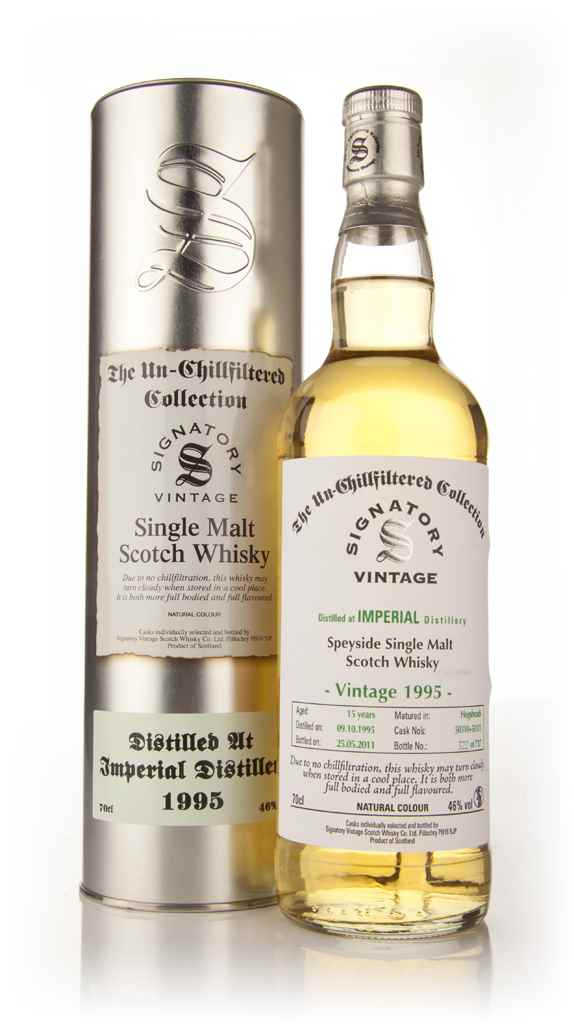 Imperial 15 Year Old 1995 (casks 50310 & 50311) - Un-Chillfiltered (Signatory) 70cl product image