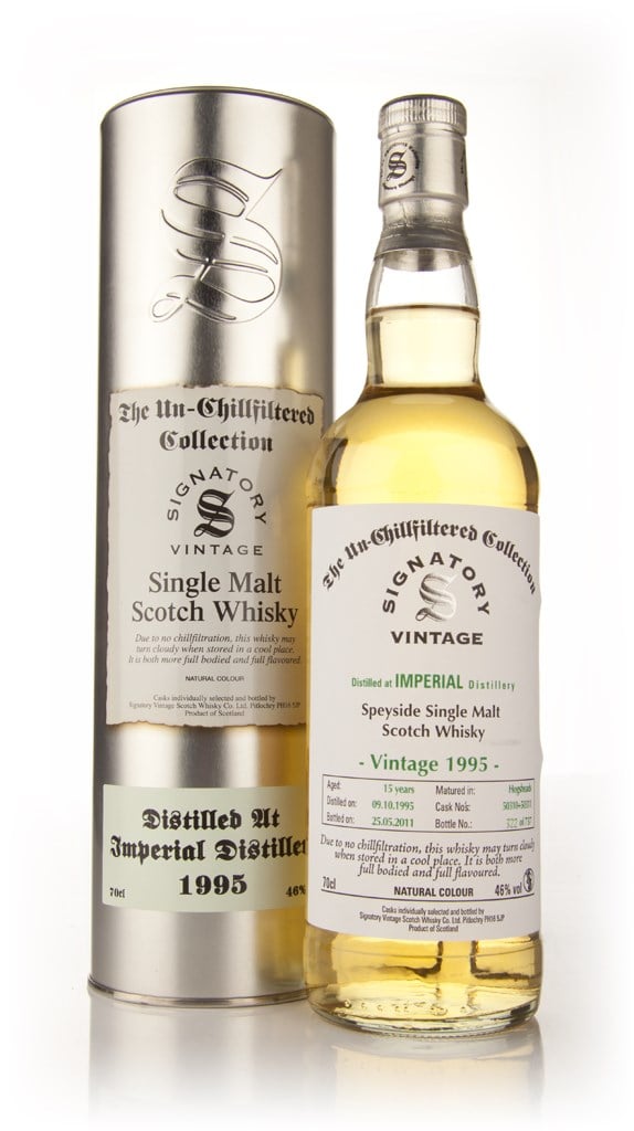 Imperial 15 Year Old 1995 (casks 50310 & 50311) - Un-Chillfiltered (Signatory) 70cl product image