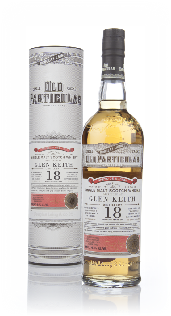 Glen Keith 18 Year Old 1996 (cask 10281) - Old Particular (Douglas Laing) 70cl product image